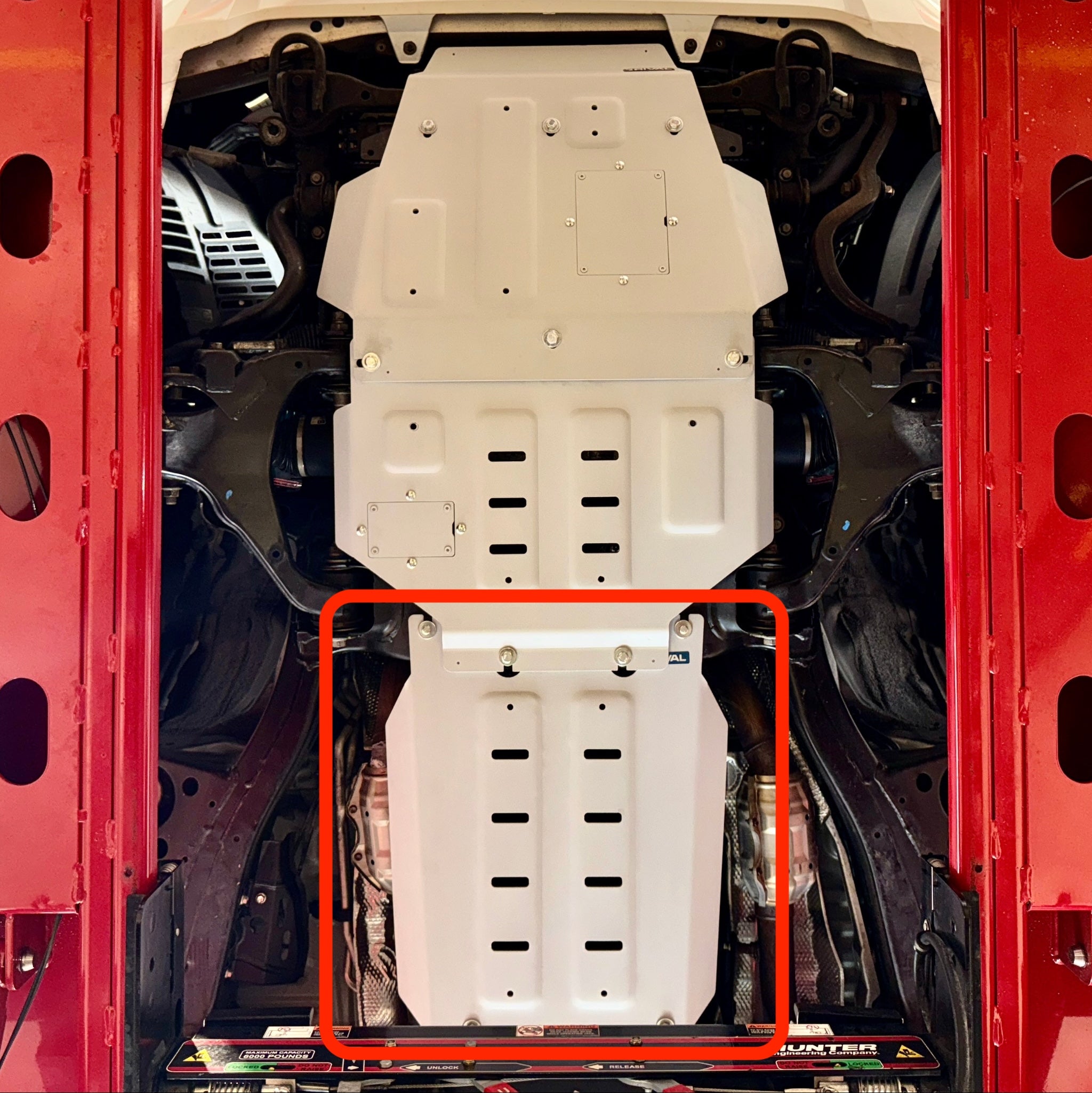 NEW MK‐4WD RIVAL Aluminum Transmission Skid Plate 2007-2021 Toyota Land