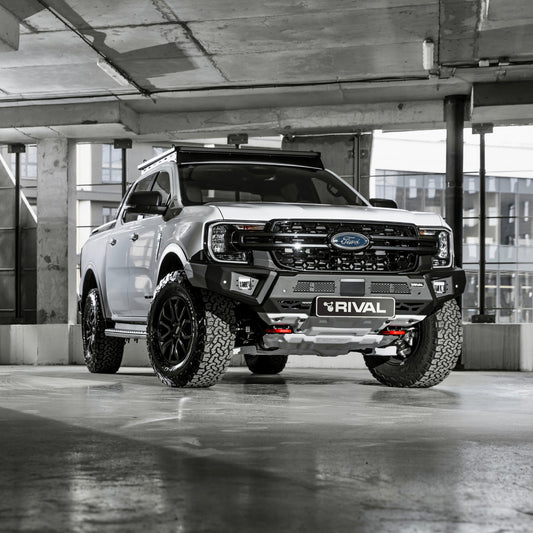 RIVAL Front Aluminum Bumper 2024-2025 Ford Ranger with Winch Mount and Recovery Points