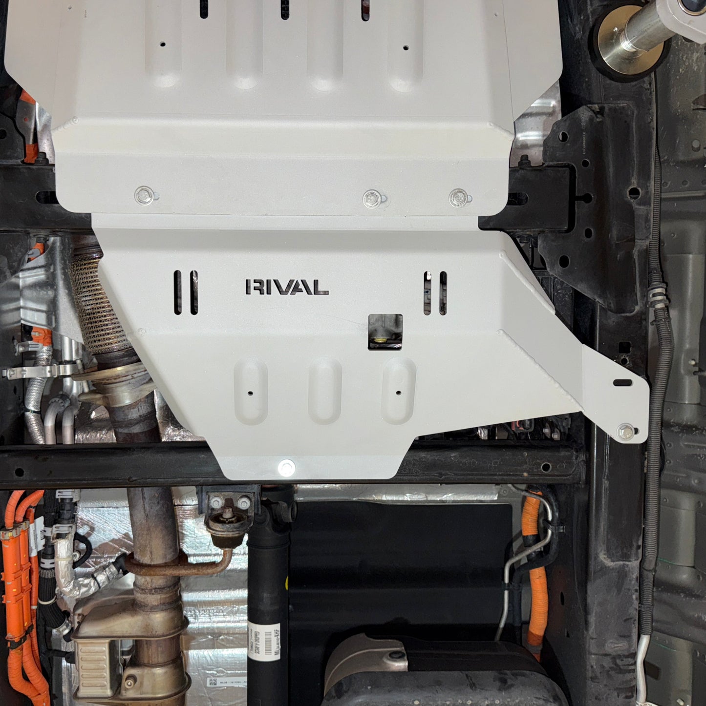 RIVAL Aluminum Transfer Case Skid Plate 2015-2025 Ford F-150 PowerBoost
