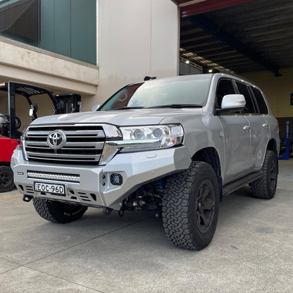 RIVAL Front Aluminum Bumper 2016-2021 Toyota Land Cruiser 200 Series with Winch Mount - RIVAL USA INC.