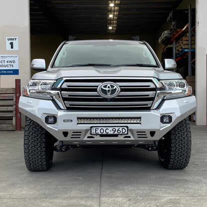 RIVAL Front Aluminum Bumper 2016-2021 Toyota Land Cruiser 200 Series with Winch Mount - RIVAL USA INC.