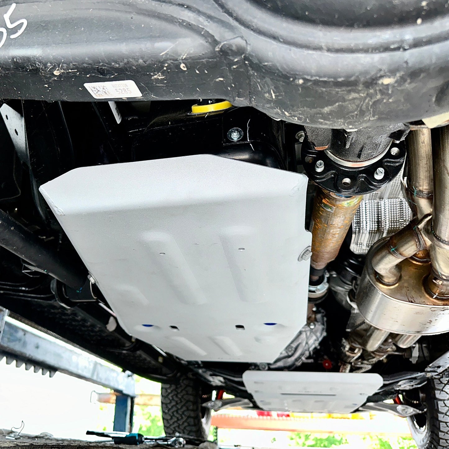 RIVAL Aluminum Gas Tank Skid Plate 2024 Ford Ranger Raptor