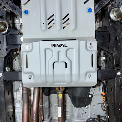 RIVAL Aluminum Transfer Case Skid Plate 2024-2026 Ford Ranger 2024-2026 Ford Ranger Raptor