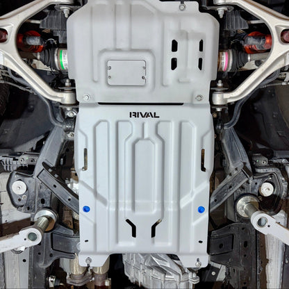 RIVAL Aluminum Transmission Skid Plate 2024-2026 Ford Ranger 2024-2026 Ford Ranger Raptor - RIVAL USA INC.