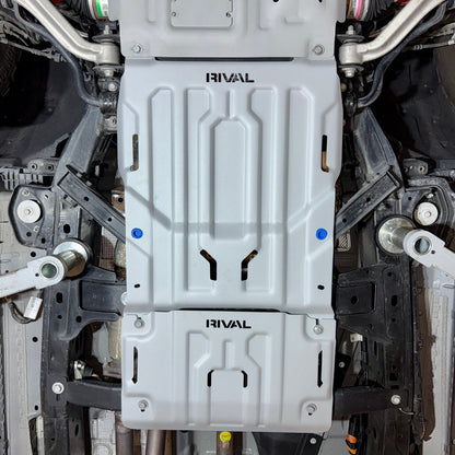 RIVAL Aluminum Transmission Skid Plate 2024-2026 Ford Ranger 2024-2026 Ford Ranger Raptor - RIVAL USA INC.
