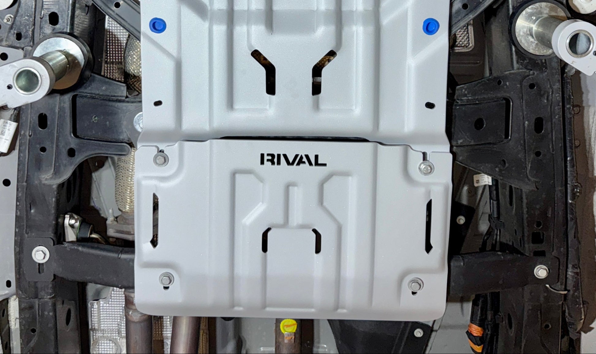 RIVAL Aluminum Transfer Case Skid Plate 2024-2026 Ford Ranger 2024-2026 Ford Ranger Raptor - RIVAL USA INC.
