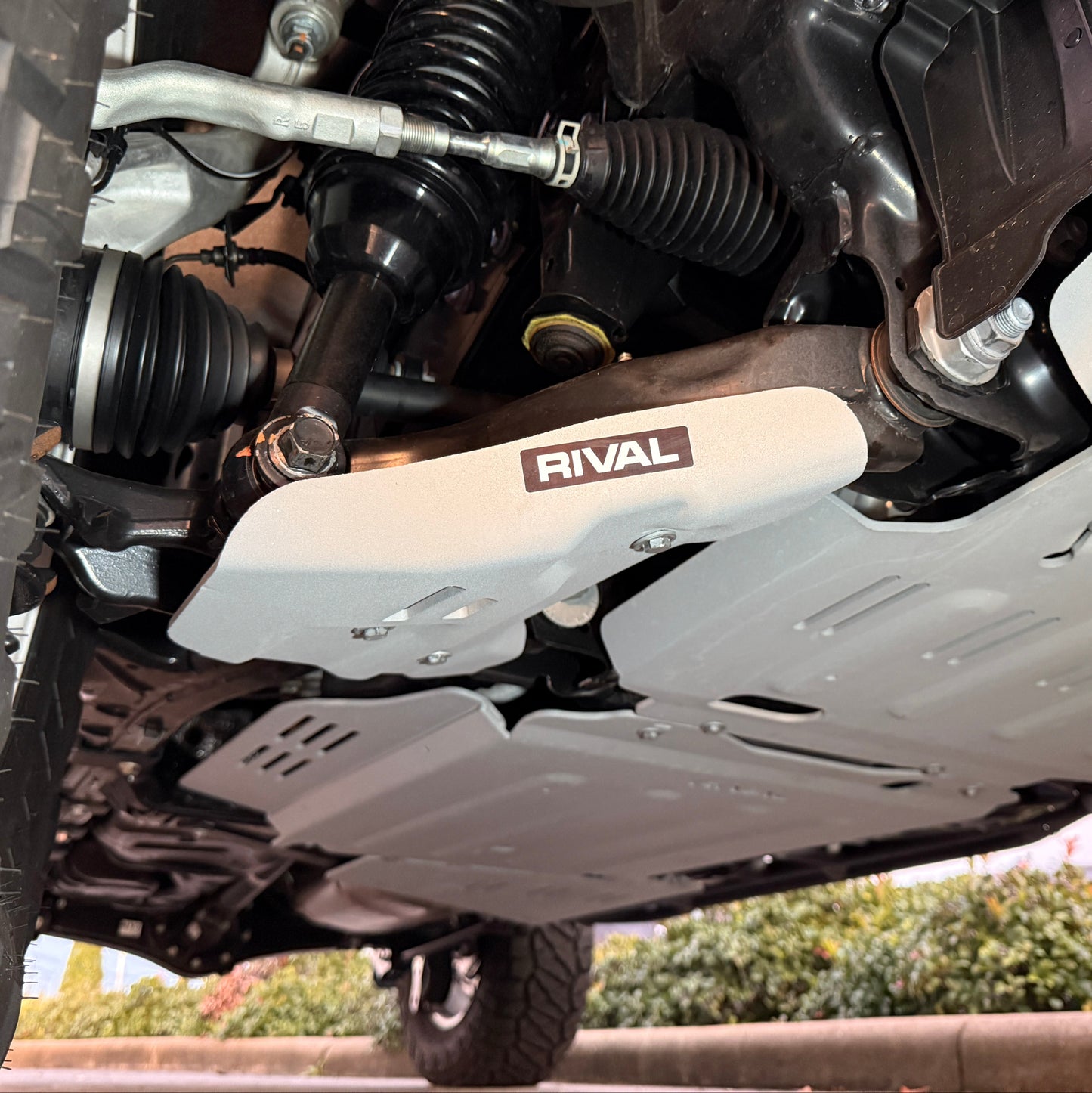 RIVAL Aluminum Lower Control Skid Plate 2024-2026 Toyota Land Cruiser 2024-2026 Lexus GX550 2025-2026 Toyota 4Runner - RIVAL USA INC.