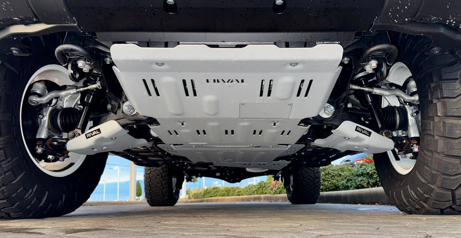 RIVAL Aluminum Lower Control Skid Plate 2024-2026 Toyota Land Cruiser 2024-2026 Lexus GX550 2025-2026 Toyota 4Runner - RIVAL USA INC.