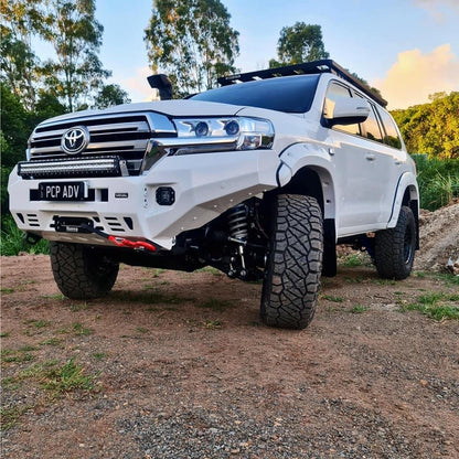 RIVAL Front Aluminum Bumper 2016-2021 Toyota Land Cruiser 200 Series with Winch Mount - RIVAL USA INC.