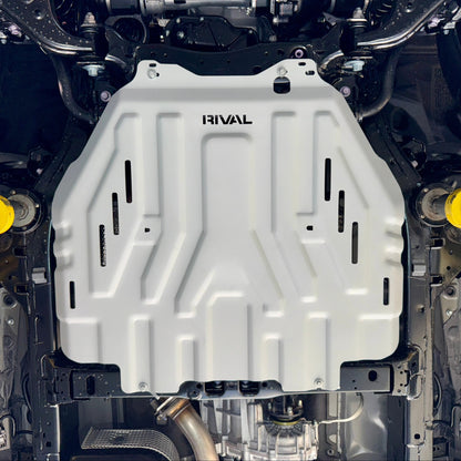 RIVAL Aluminum Transmission Catalytic Converter Skid Plate 2024-2026 Toyota Tacoma Hybrid 2024-2026 Toyota Land Cruiser 2025-2026 Toyota 4Runner Hybrid 2022-2026 Toyota Tundra Hybrid - RIVAL USA INC.