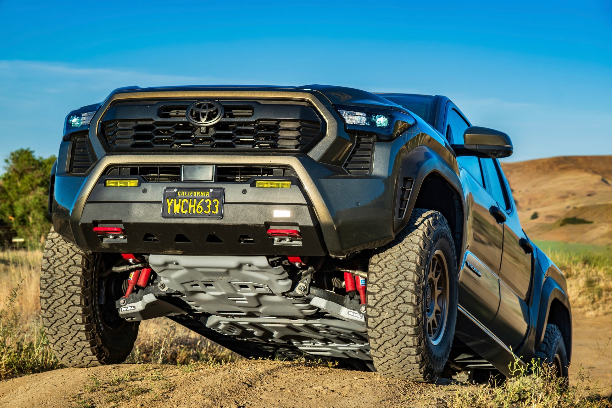 RIVAL Aluminum Engine Skid Plate 2024-2026 Toyota Tacoma TRD Off-Road TRD Pro Trailhunter 2024-2026 Toyota Land Cruiser 2025-2026 Toyota 4Runner - RIVAL USA INC.
