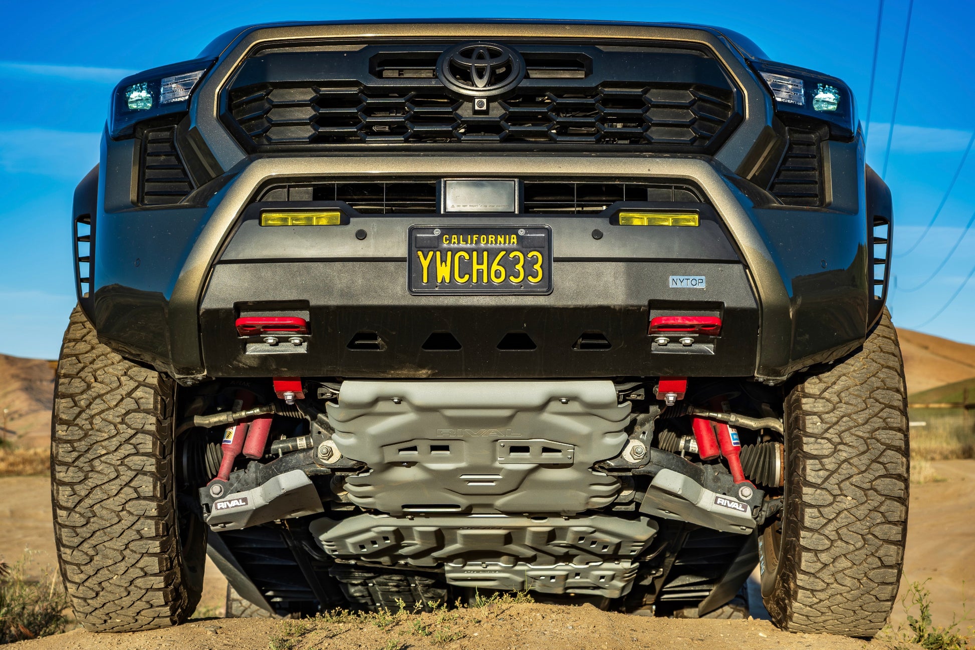 RIVAL Aluminum Engine Skid Plate 2024-2026 Toyota Tacoma TRD Off-Road TRD Pro Trailhunter 2024-2026 Toyota Land Cruiser 2025-2026 Toyota 4Runner - RIVAL USA INC.
