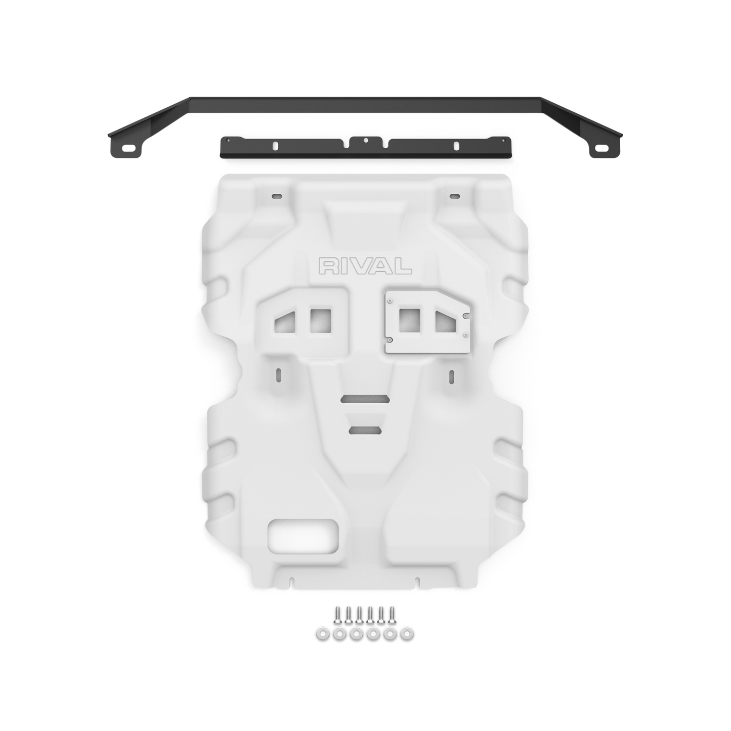 RIVAL Aluminum Engine Skid Plate 2024-2026 Toyota Tacoma SR SR5 Limited TRD Sport with included RIVAL Front Crossmember