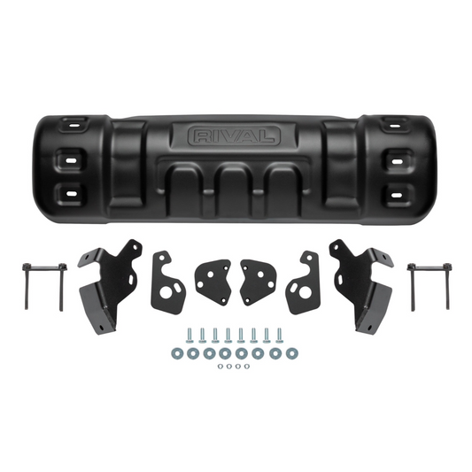 RIVAL Lower Skid Plate 2018-2025 Jeep Wrangler JL 2007-2018 Jeep Wrangler JK 2020-2025 Jeep Gladiator Except Mojave