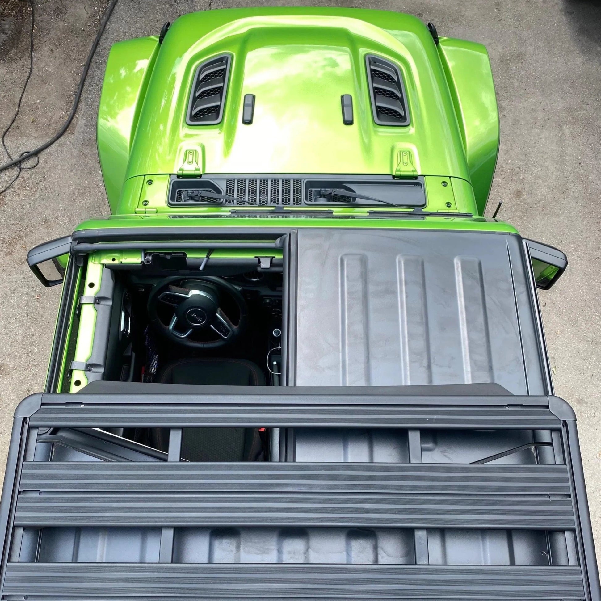 Aluminum No-Drill Roof Rack Jeep Wrangler JL 2-Door - RIVAL 4x4 USA