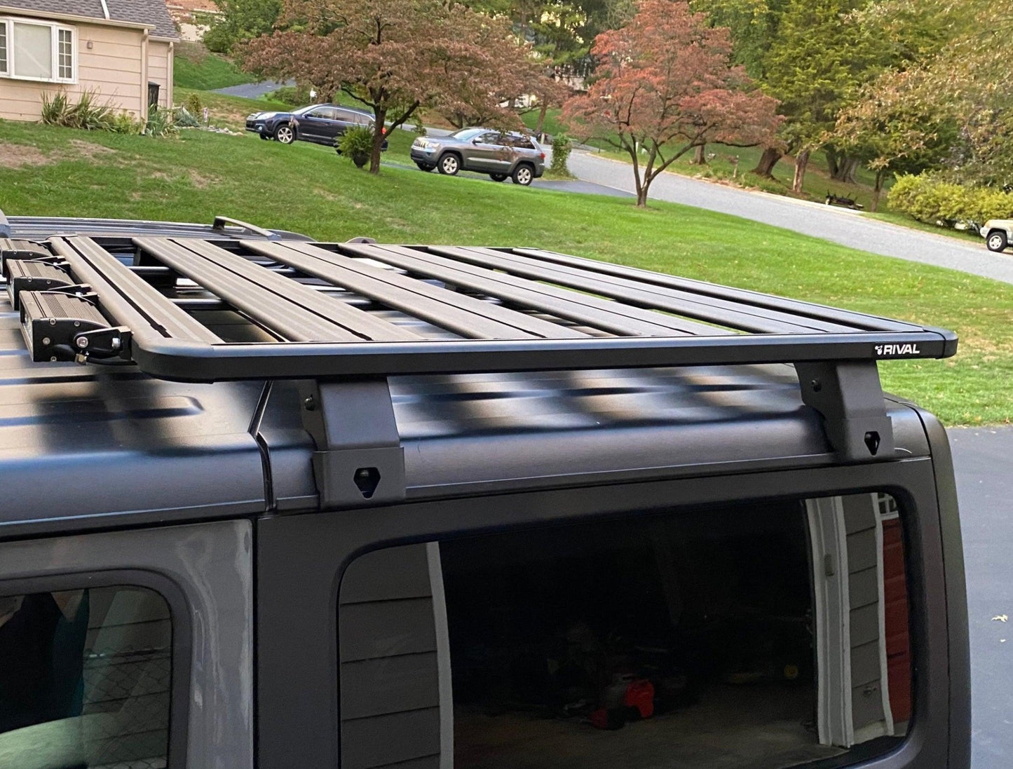 2M.2703.1 Aluminum No-Drill Roof Rack Jeep Wrangler JL 2-Door - RIVAL 4x4 USA