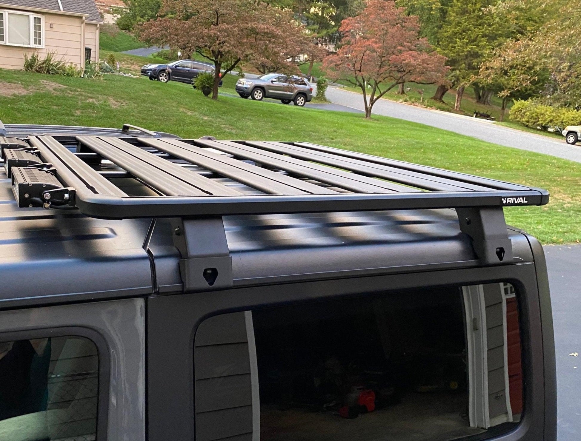 2M.2703.1 Aluminum No-Drill Roof Rack Jeep Wrangler JL 2-Door - RIVAL 4x4 USA