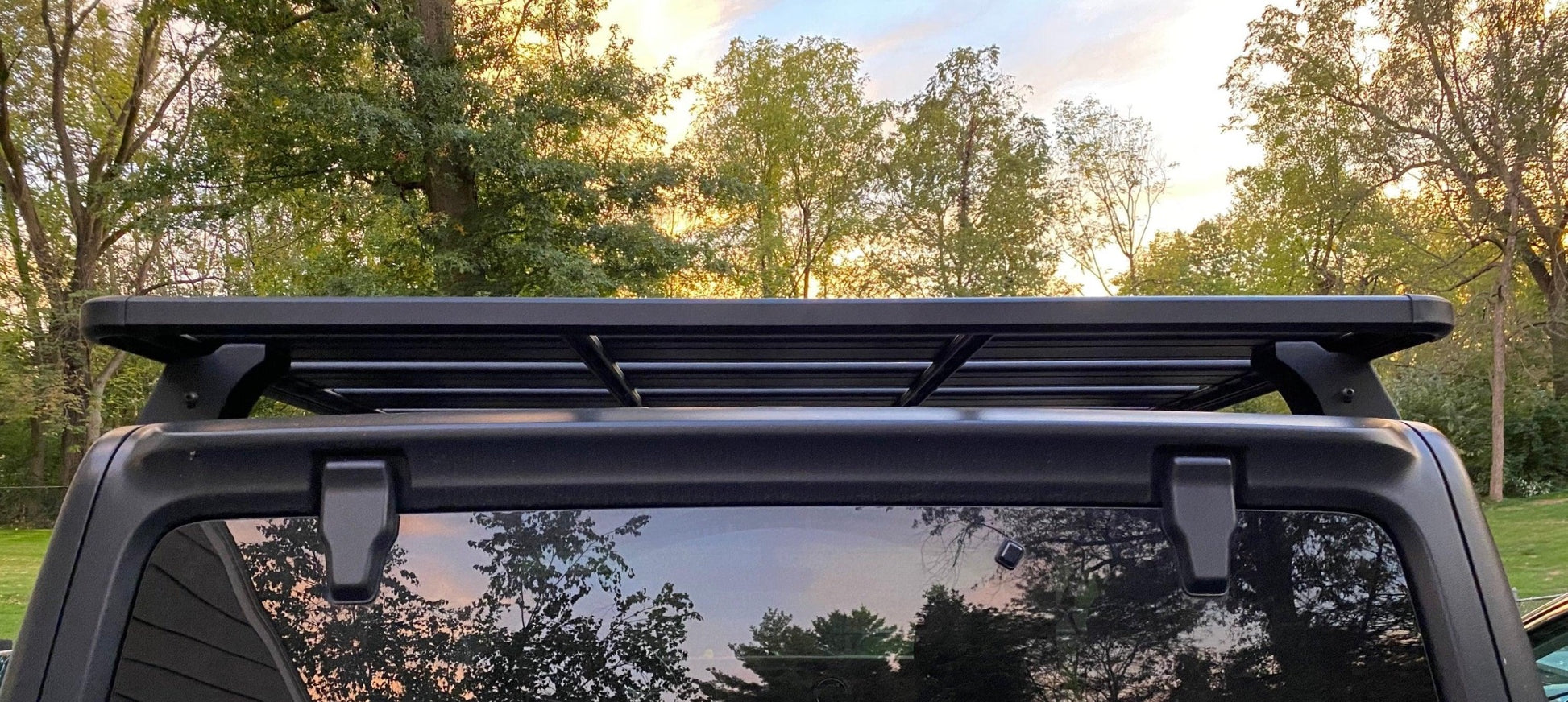 2M.2703.1 Aluminum No-Drill Roof Rack Jeep Wrangler JL 2-Door - RIVAL 4x4 USA