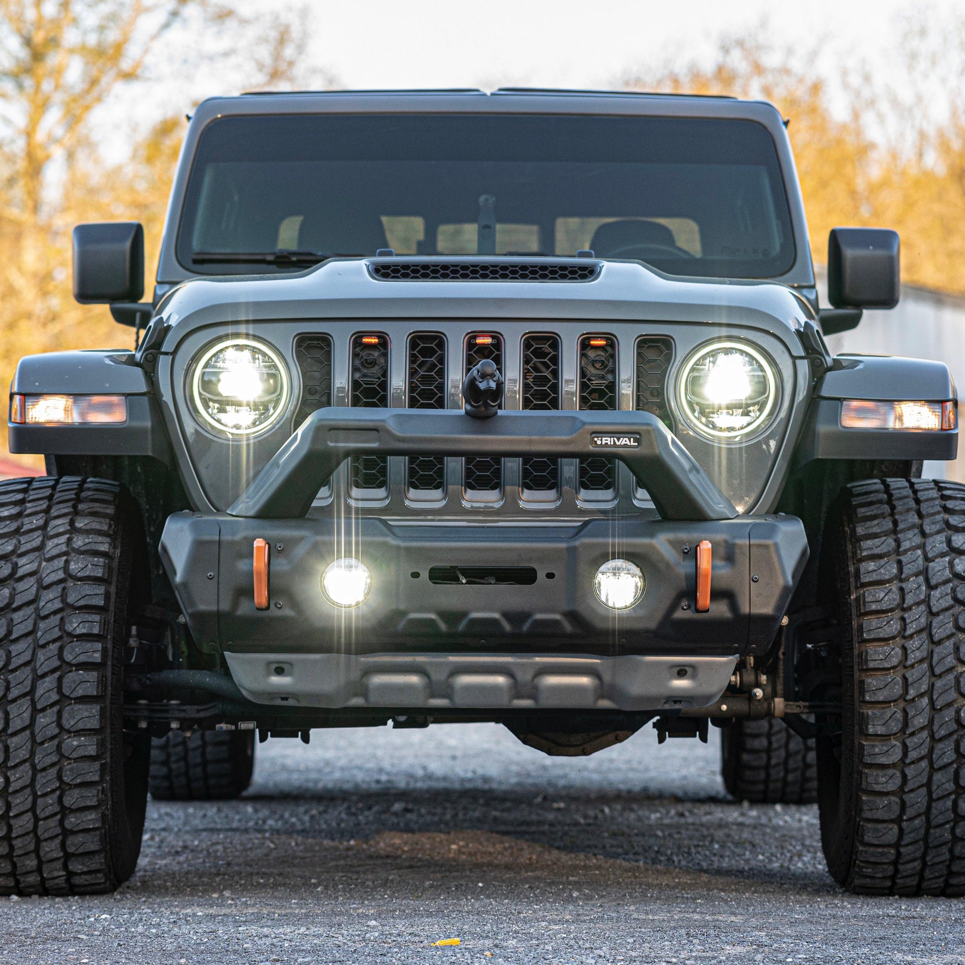RIVAL Hoop for RIVAL Front Stamped Steel Bumper (does not fit Mopar bumper) - RIVAL USA INC.