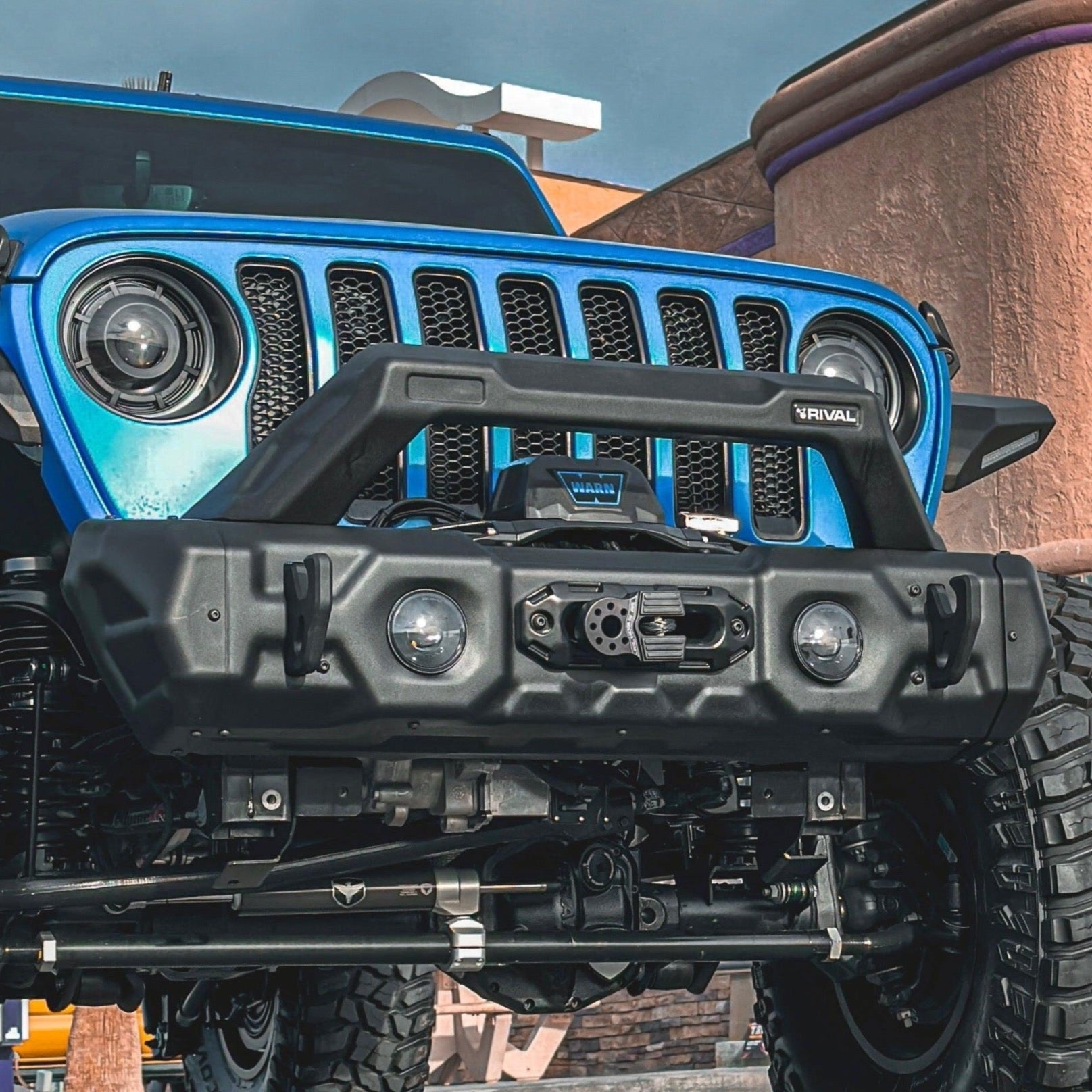 RIVAL Hoop for RIVAL Front Stamped Steel Bumper (does not fit Mopar bumper) - RIVAL USA INC.