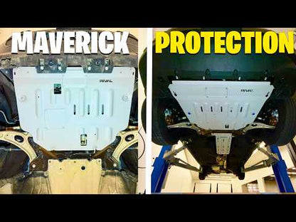 RIVAL Aluminum Engine Skid Plate 2022-2024 Ford Maverick EcoBoost 2022-2026 Ford Maverick Hybrid
