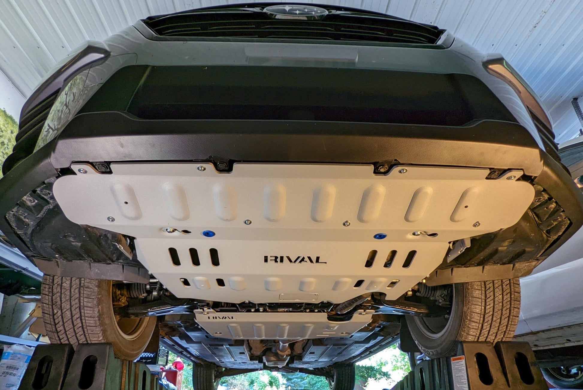 2333.5444.1.6 Aluminum Engine Skid Plate Subaru Forester 2022-2023 (Except Wilderness) - RIVAL 4x4 USA