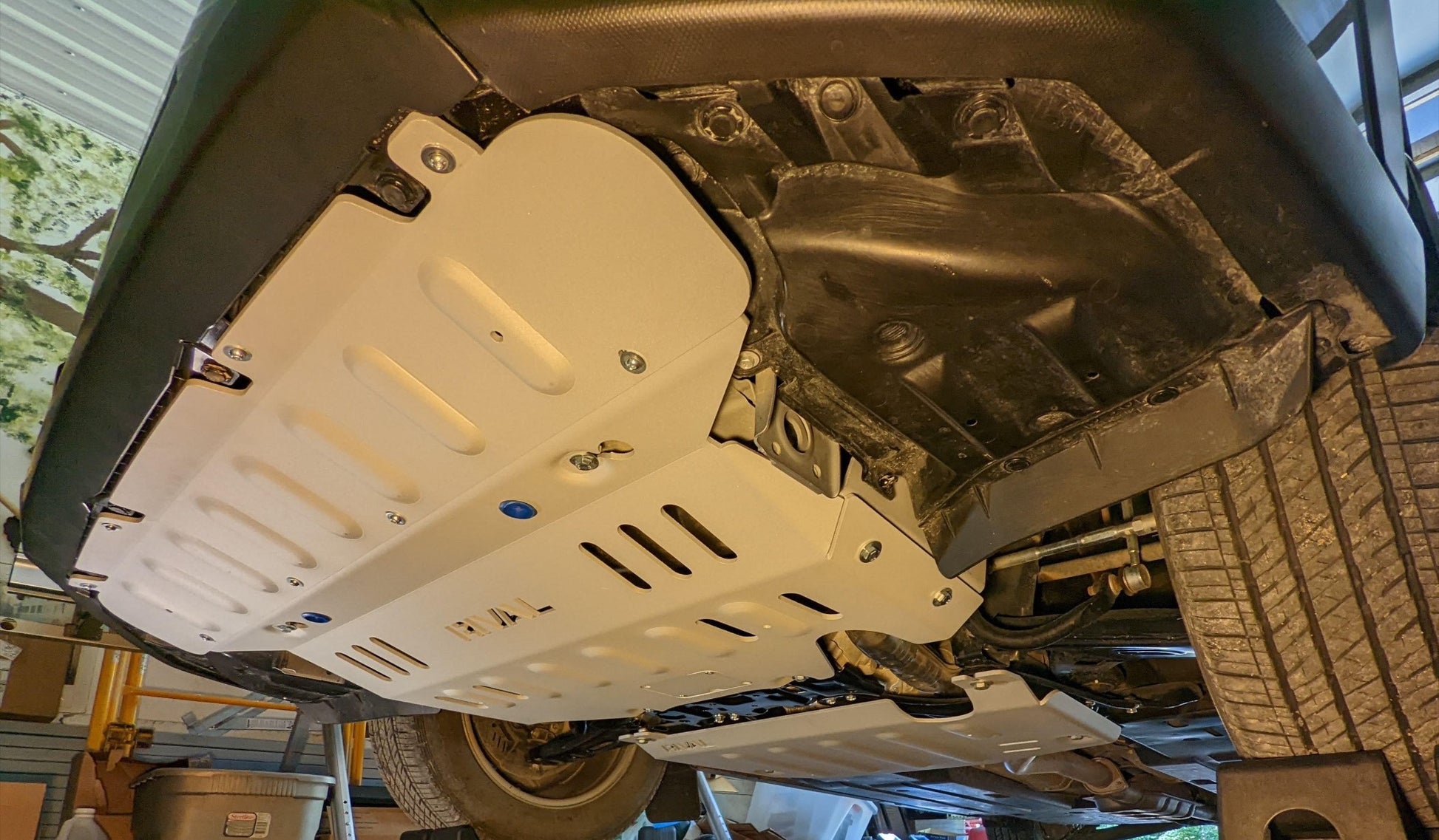 2333.5444.1.6 Aluminum Engine Skid Plate Subaru Forester 2022-2023 (Except Wilderness) - RIVAL 4x4 USA