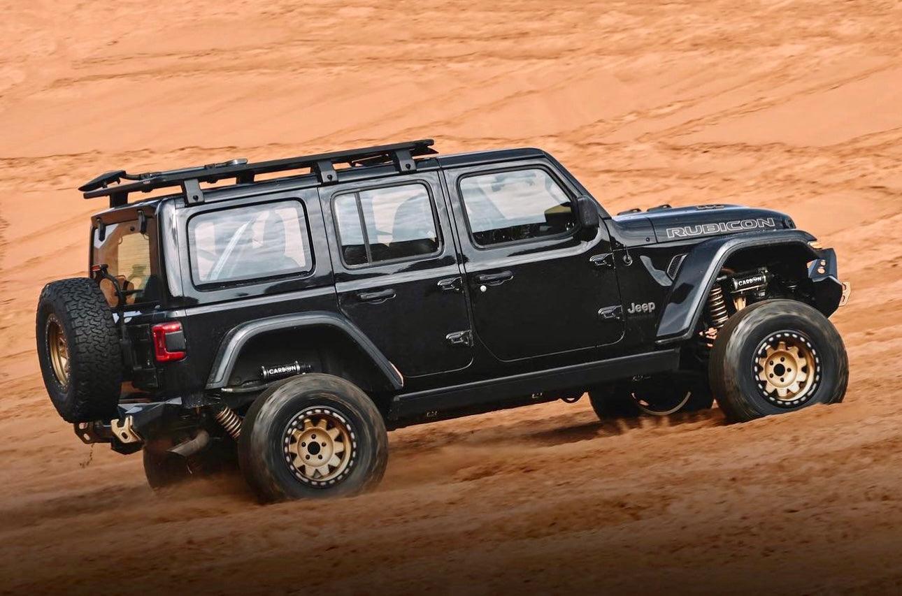 2M.2701.1 Aluminum No-Drill Roof Rack Jeep Wrangler JL 4-Door - RIVAL 4x4 USA