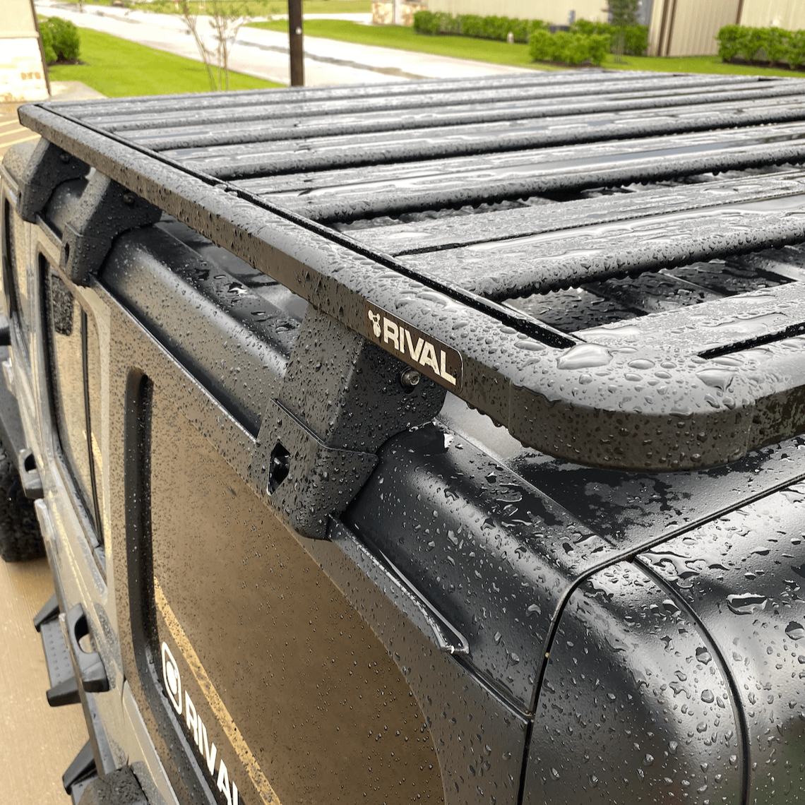 2M.2701.1 Aluminum No-Drill Roof Rack Jeep Wrangler JL 4-Door - RIVAL 4x4 USA