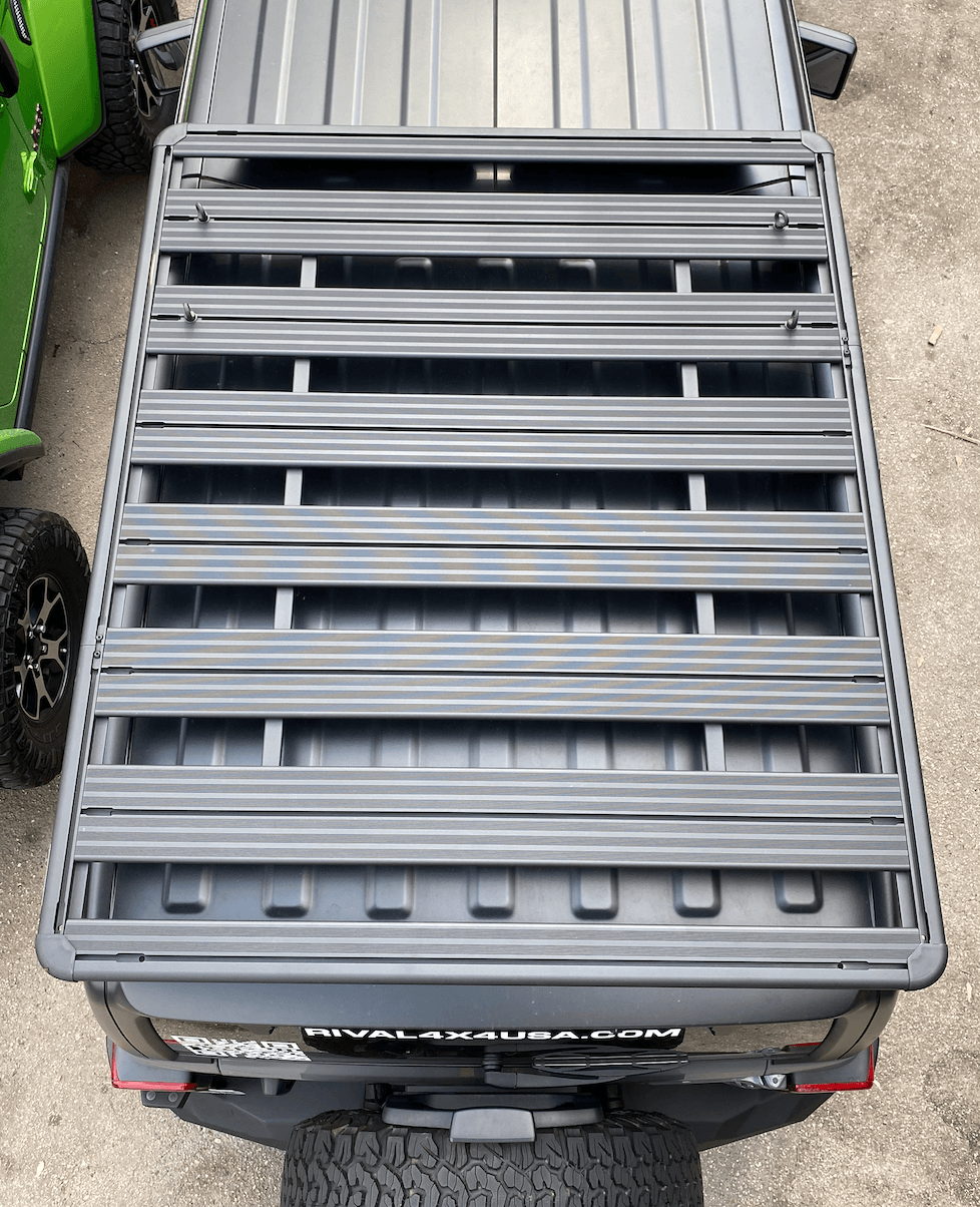 2M.2701.1 Aluminum No-Drill Roof Rack Jeep Wrangler JL 4-Door - RIVAL 4x4 USA