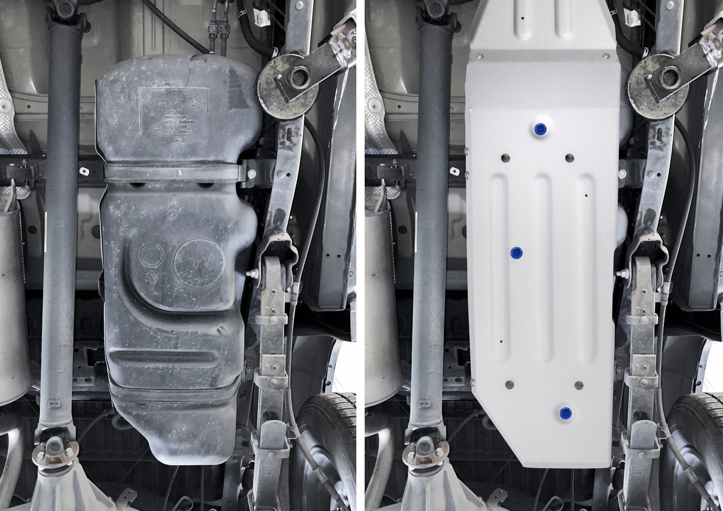 2333.9545.1.6 Aluminum Skid Plate Toyota Tacoma 2016-2022 Gas Tank Short Bed Only - RIVAL 4x4 USA