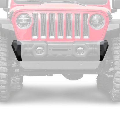 2D.2715.1.5 Stubby End Caps for Front Modular Stamped Steel Bumper - RIVAL 4x4 USA
