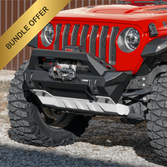Jeep Wrangler Front Bumper Aluminum - RIVAL USA
