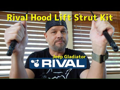 RIVAL Hood Lifts 2018-2025 Jeep Wrangler JL except 392 2020-2025 Jeep Gladiator except Mojave