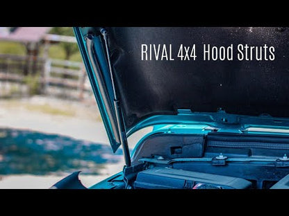 RIVAL Hood Lifts 2018-2025 Jeep Wrangler JL except 392 2020-2025 Jeep Gladiator except Mojave