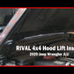 2A.ST.2702.1 RIVAL Hood Lifts Jeep Wrangler JL (except 392), Gladiator (except Mojave)